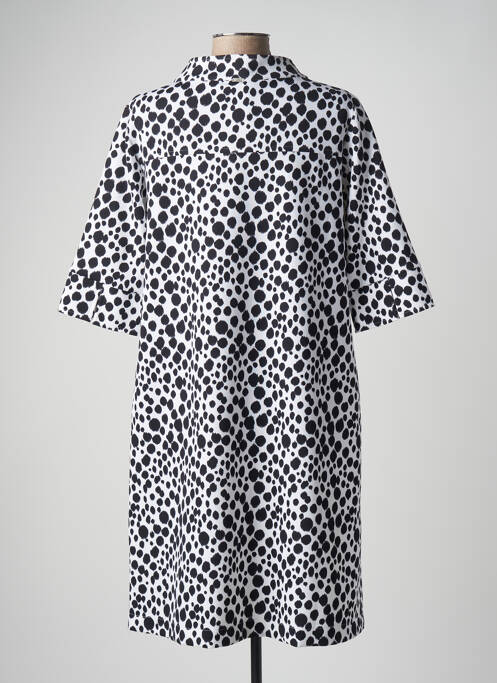 Robe mi-longue manches 3/4 manches 3/4 noir AIRFIELD femme