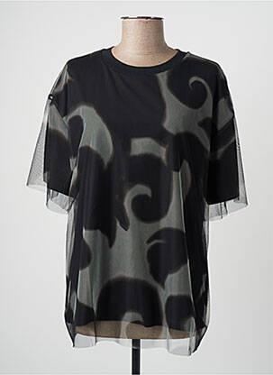 Top stretch manches courtes noir MARC AUREL femme