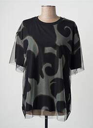Top stretch manches courtes noir MARC AUREL femme