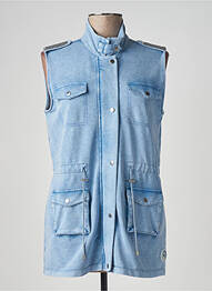 Veste casual coupe cintrée bleu ANANKE femme