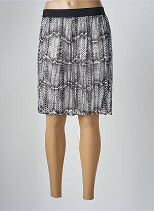 Jupe mi-longue taille normale gris MARC AUREL femme
