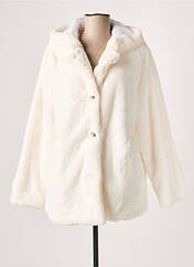 Manteau court blanc AGATHE & LOUISE pour femme seconde vue