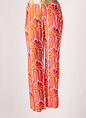 Pantalon large orange SIGNE NATURE pour femme
