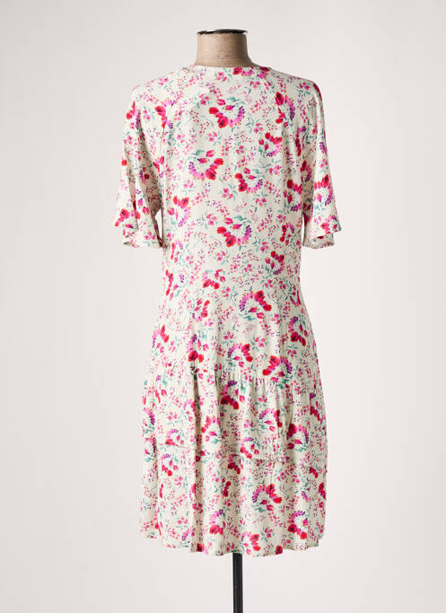 Robe mi-longue beige INDI & COLD pour femme