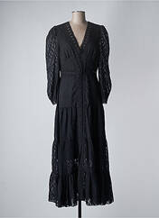 Robe longue noir CHOKLATE pour femme seconde vue