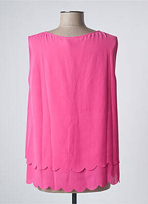 Blouse col rond sans manche rose BETTY BARCLAY femme