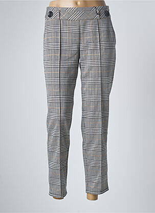 Pantalon 7/8 stretch gris BETTY BARCLAY femme