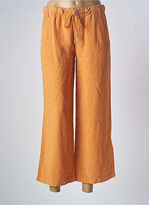 Pantalon 7/8 orange ANNA MONTANA pour femme