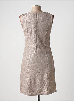 Robe mi-longue sans manche sans manche beige CREAM femme