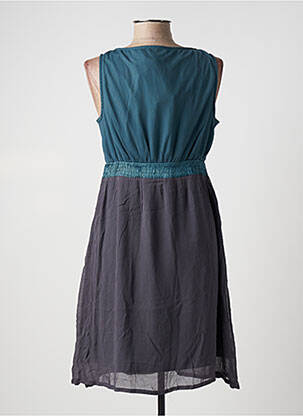Robe mi-longue sans manche sans manche vert CREAM femme