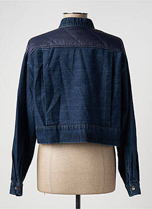 Veste casual coupe droite bleu ALEMBIKA femme