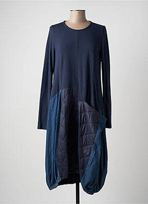 Robe mi-longue bleu ALEMBIKA pour femme