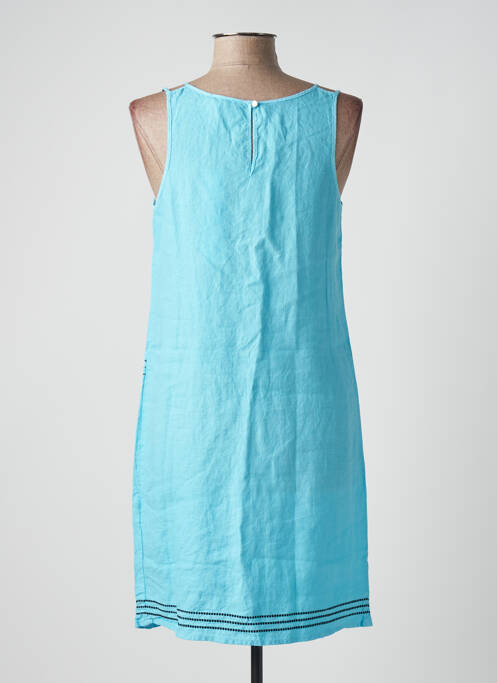 Robe courte bleu RIVIERES DE LUNE pour femme
