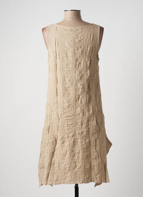 Robe mi-longue beige G!OZE pour femme