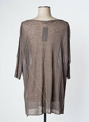 Top stretch manches longues marron ELEMENTE CLEMENTE femme