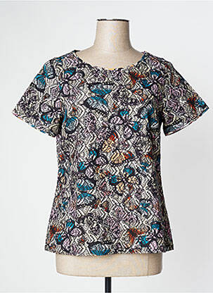 Top manches courtes manches courtes noir WHITE STUFF femme