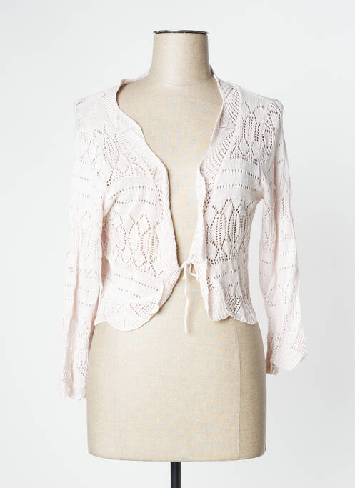 Boléro maille fine beige CREAM femme