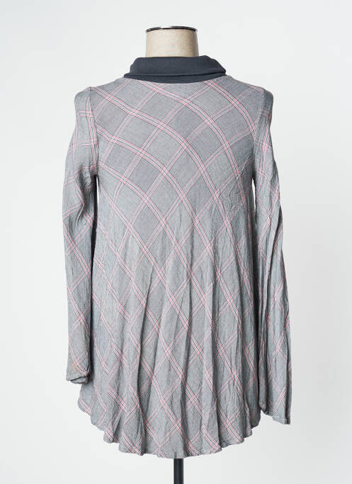 Pull col roulé noir LS femme