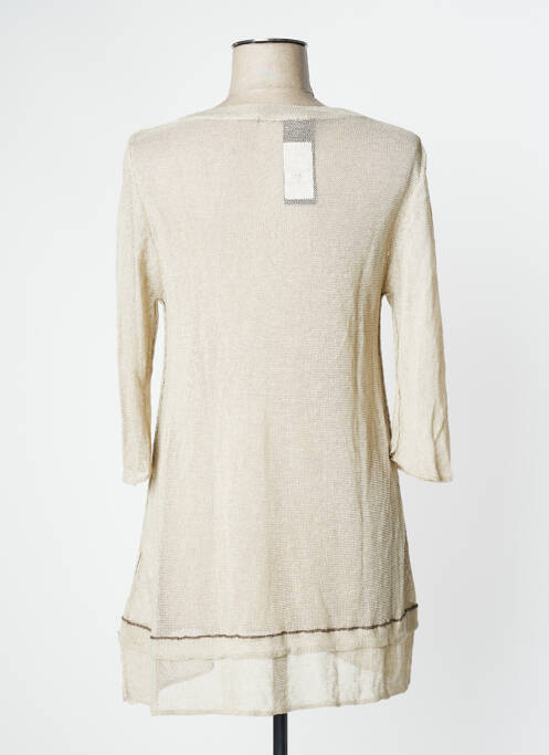 Pull tunique beige ELEMENTE CLEMENTE pour femme
