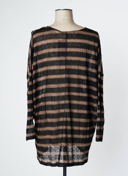 Pull tunique noir ELEMENTE CLEMENTE pour femme