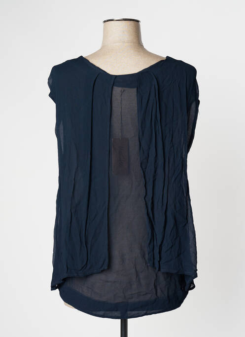 Top bleu UNO PIU UNO pour femme