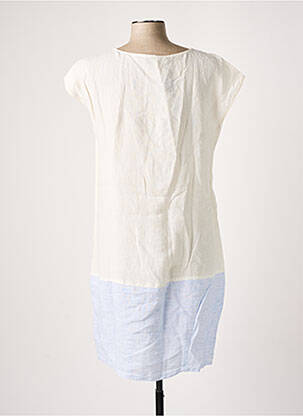 Robe mi-longue manches courtes manches courtes beige ELEMENTE CLEMENTE femme