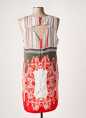 Robe courte sans manche sans manche rouge CRISTINA GAVIOLI femme