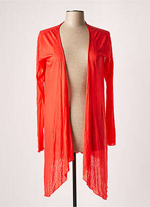 Gilet manches longues stretch rouge VOLT DESIGN femme