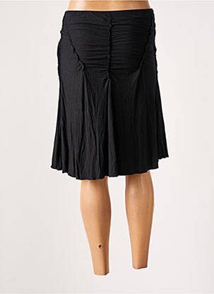 Jupe mi-longue stretch noir BOHEMIA femme