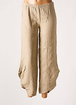Pantalon large beige G!OZE pour femme