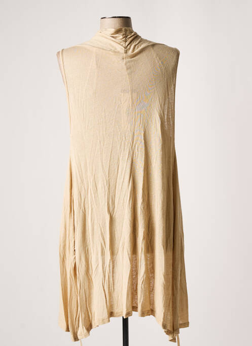 Gilet sans manche beige G!OZE pour femme