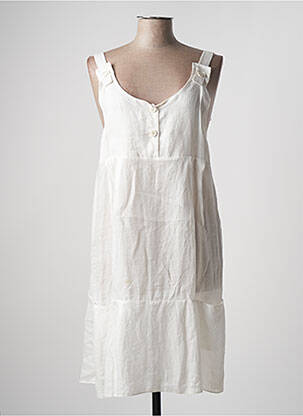 Robe mi-longue blanc CREA CONCEPT pour femme