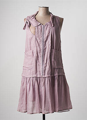 Robe mi-longue violet MARITHE & FRANCOIS GIRBAUD pour femme