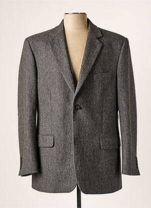 Manteau court poches sans capuche gris NINO LORETTI homme
