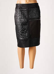 Jupe mi-longue stretch noir MERI & ESCA femme