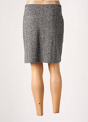 Jupe courte fermeture zip latéral gris CECIL femme