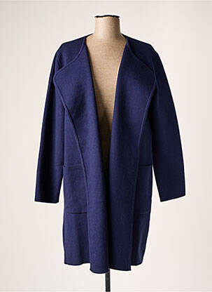 Manteau long bleu ORFEO NEGRO pour femme