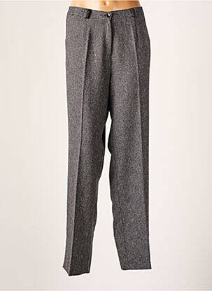 Pantalon droit gris FRANCOISE F pour femme