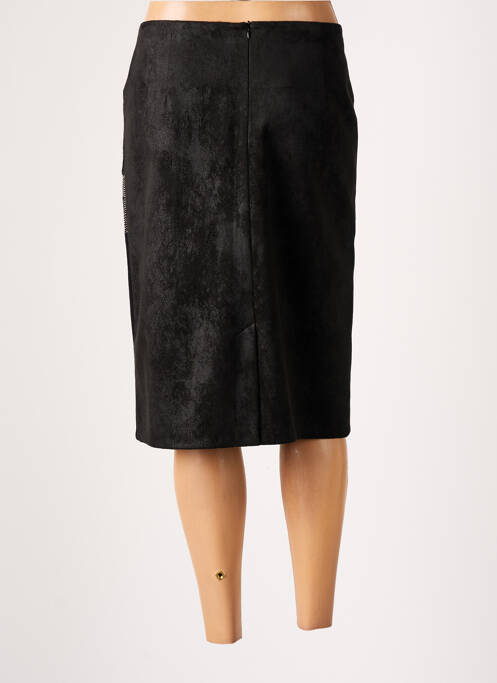 Jupe mi-longue noir CHRISTINE LAURE pour femme