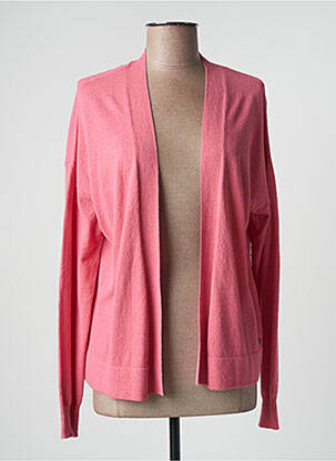Gilet manches longues manches longues rose BETTY & CO femme