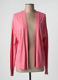 Gilet manches longues manches longues rose BETTY & CO femme