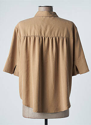 Chemisier poches poitrine manches courtes beige BETTY & CO femme