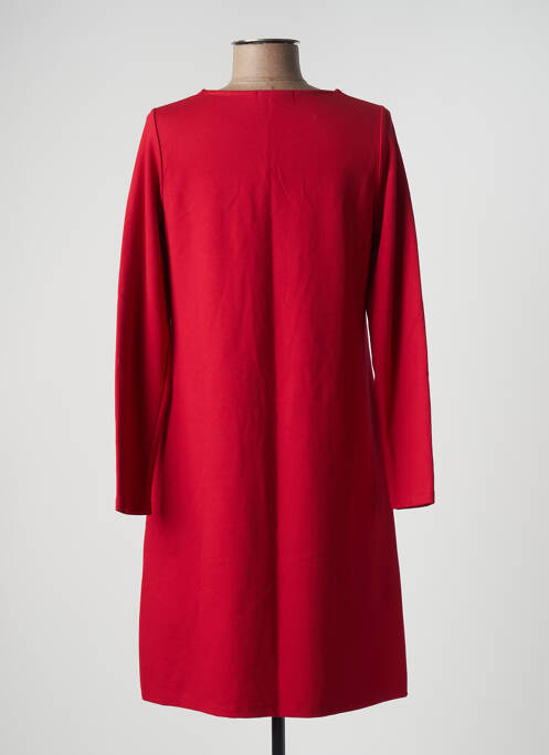 Robe mi-longue rouge MALOKA pour femme