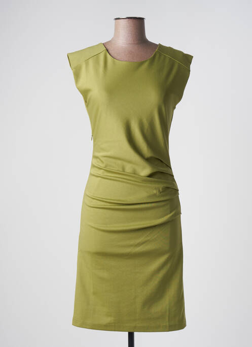 Robe mi-longue vert KAFFE pour femme