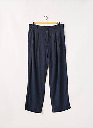 Pantalon large coupe fluide taille haute bleu MEXX femme