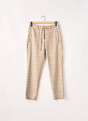 Pantalon droit stretch taille normale beige BETTY & CO femme