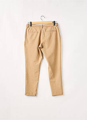 Pantalon chino fermeture zippée sous rabat boutonné taille normale beige BETTY & CO femme