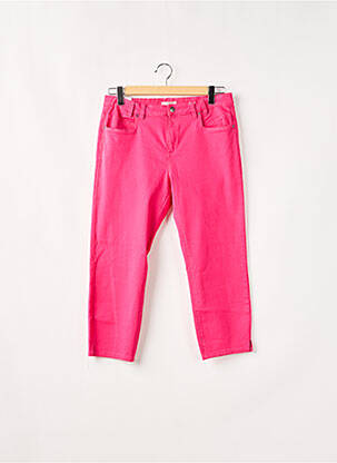 Pantalon 7/8 stretch taille normale rose ESPRIT femme