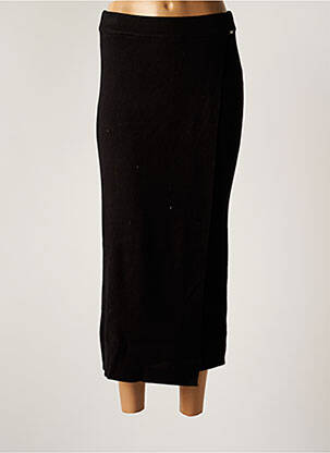 Jupe longue taille haute noir LOIS femme