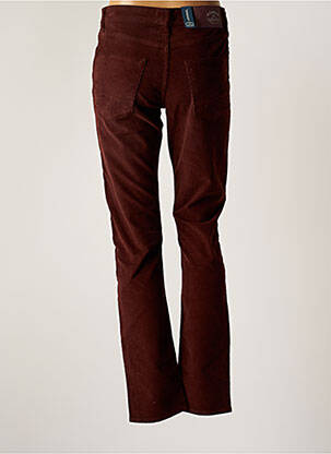 Pantalon droit stretch taille normale rouge REDMAN homme